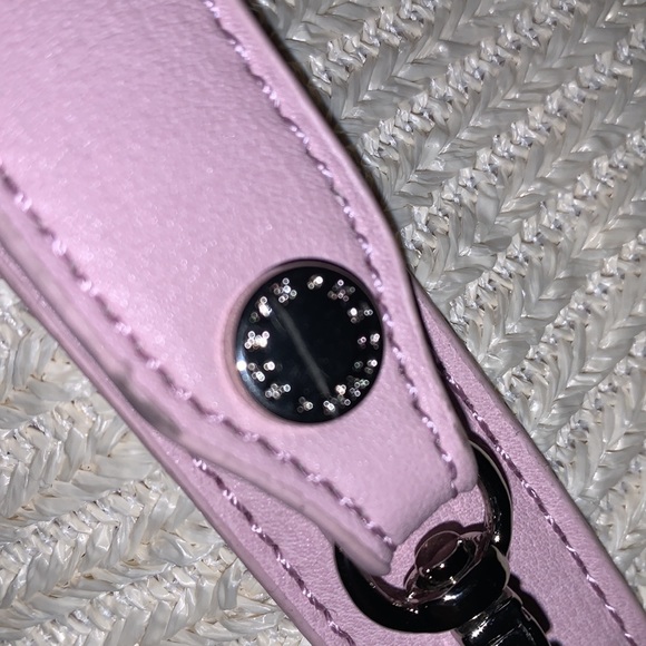 🎀STEVE MADDEN BTEENA RAFFIA PINK BUCKET BAG🎀 - Picture 12 of 15